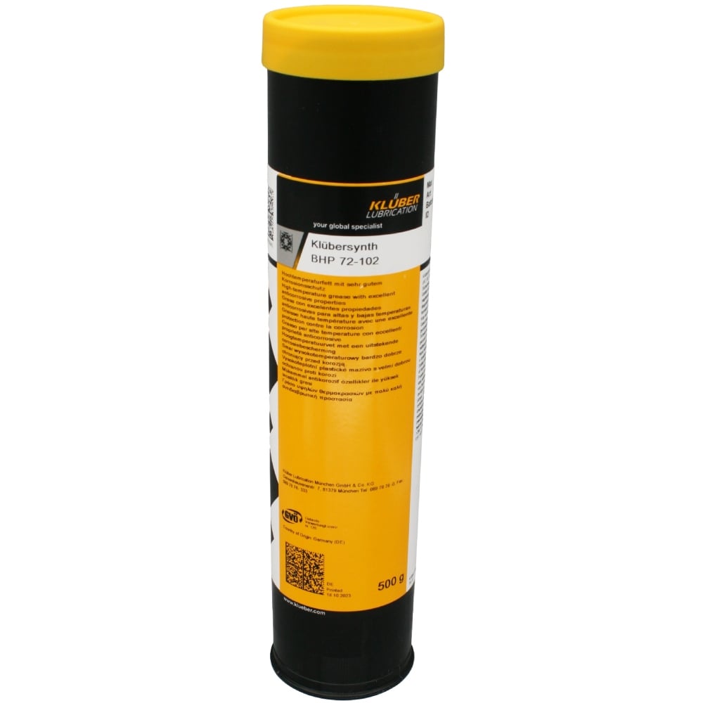 pics/Kluber/Copyright EIS/cartridge/BHP 72-102/klubersynth-bhp-72-102-high-temperature-grease-500g-cartridge-001.jpg